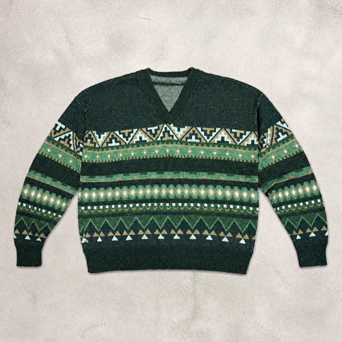 Men neck wool knit - men’s,