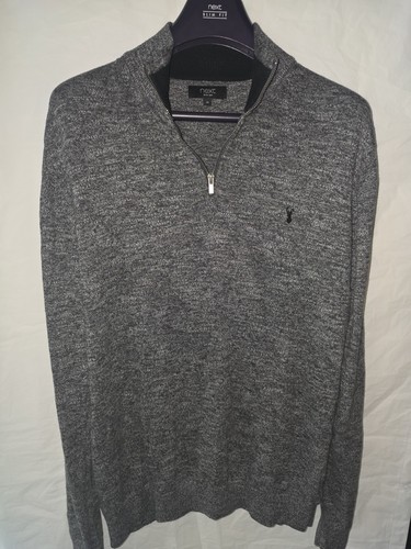 Men wool knit - wool, 1/4