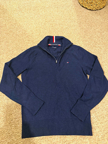 Tommy hilfiger zip navy - 1/4,