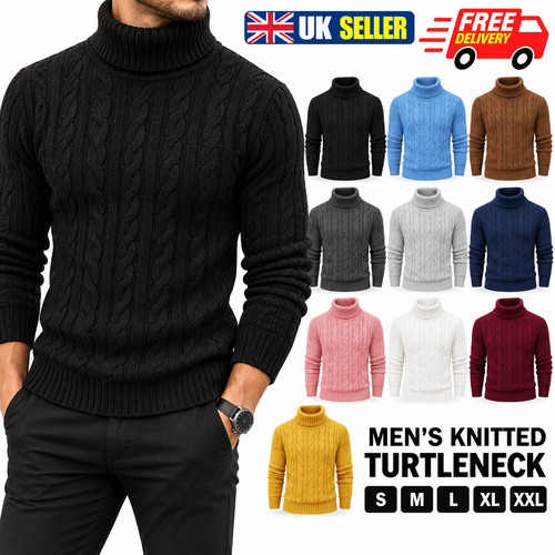 Men warm wool turtleneck - warm,