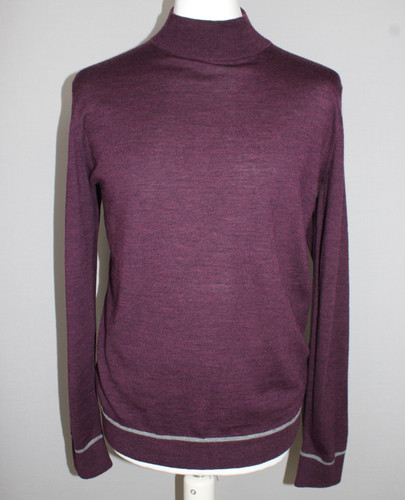 Jigsaw jumper mens - jumper, burgundy