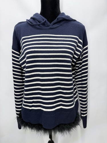 Zara navy blue white striped - navy,