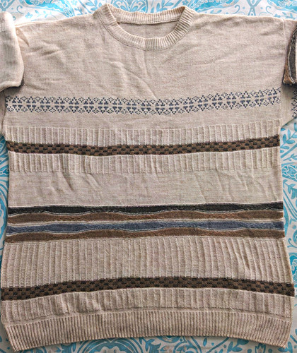Men cotton knit - cotton, crew