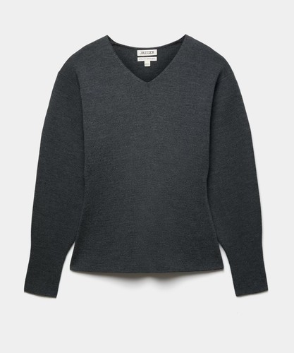 Jaeger pure merino wool neck - jaeger,