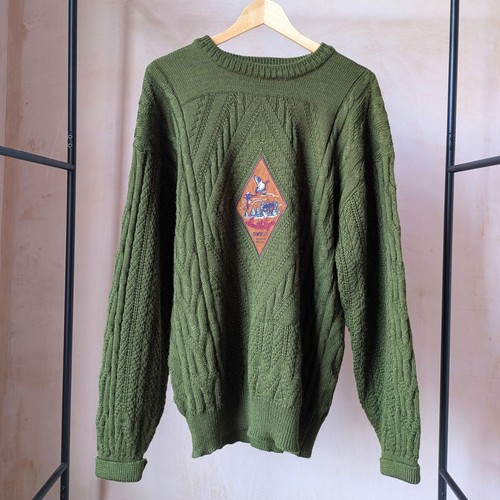 Japanese wool khaki - wool,