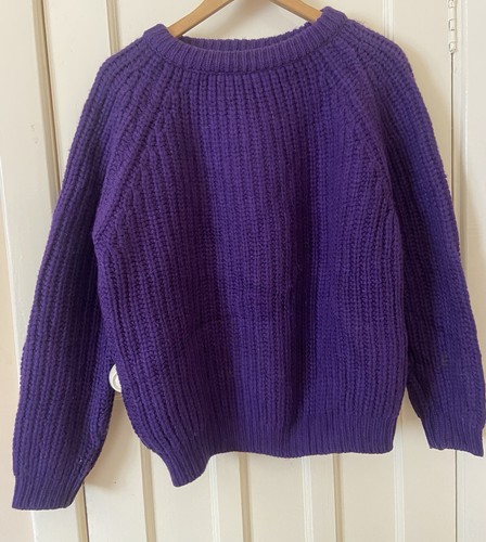 Mens wool jumper purple - mens,