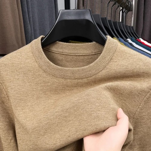 Men pure wool jumper - men's,