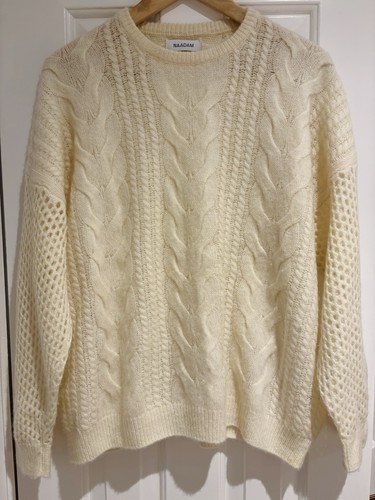 Naadam crew neck cable - naadam,