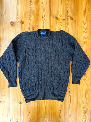 Boggi men grey cable knit - boggi,