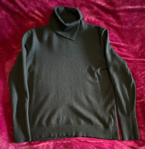 Cos women black wool - wool, knit