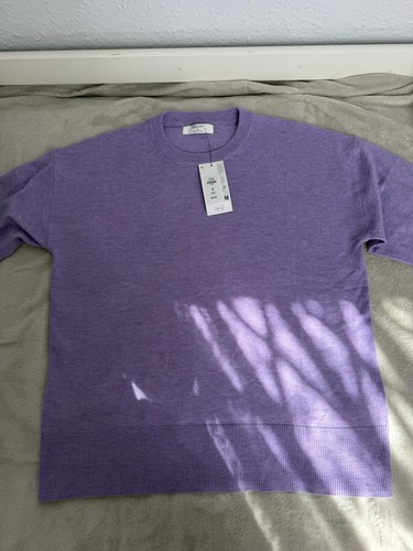 Bnwt small purple wool jumper - small,