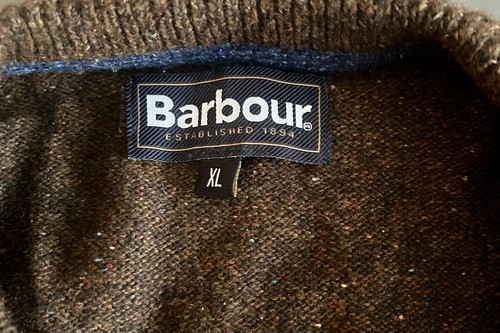 Barbour jumper mens brown - barbour,