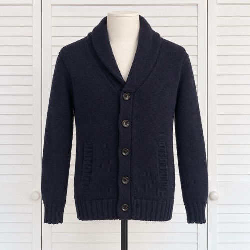 Woolovers men navy - navy, 100%