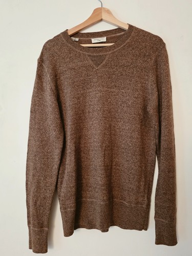 Earthy brown textured jumper