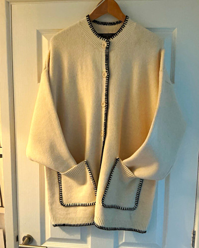 Primark cream knit cardigan - cream,