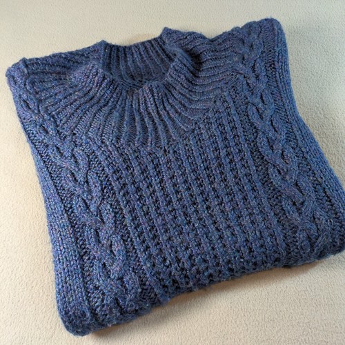 Hand knitted pure wool - hand,