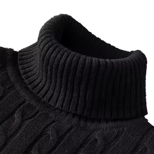 Men warm wool - men's, turtleneck