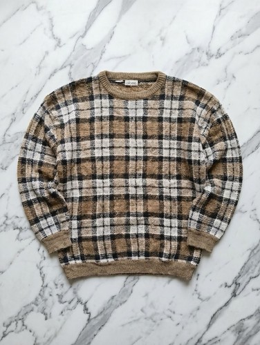 Albee men plaid - knit, crew