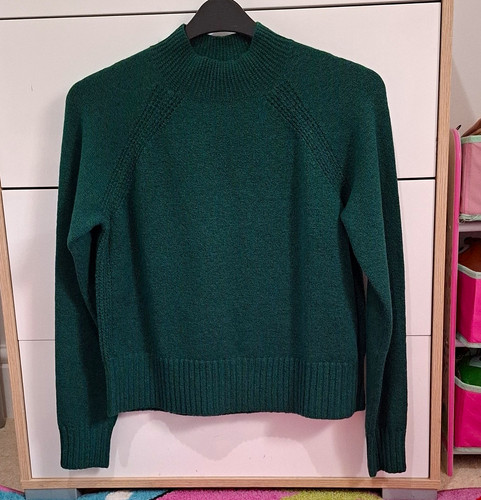 Edc women green knit wool - edc,