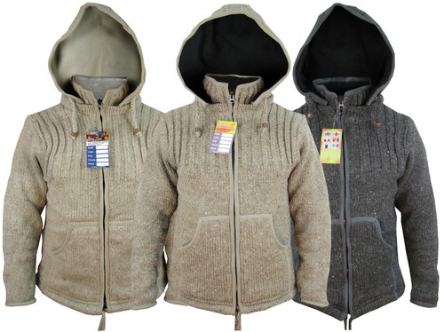 Hand knitted natural - knitted,