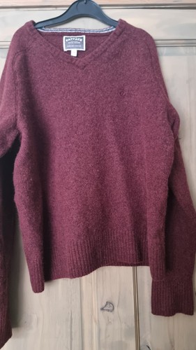 Fat face wool burgundy jumper - fat,