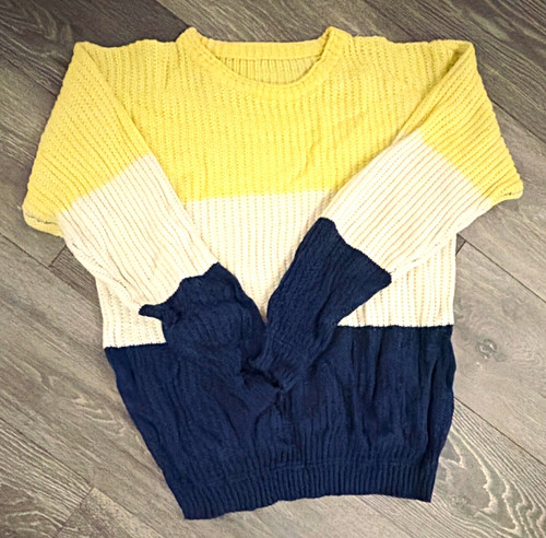 Unisex colourblock 100 wool - unisex,