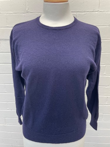 Ladies 100 lambswool - 100%, navy