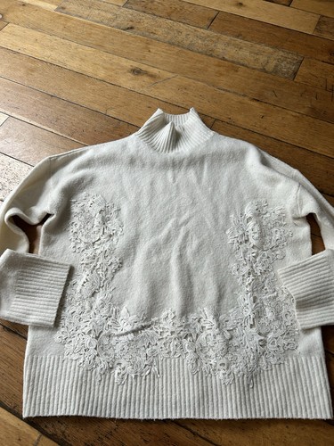Ivory knit wool blend - m&s,