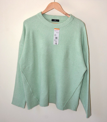 Mint green soft knit - ex,