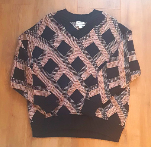Jaeger neck geometric knit - jaeger,