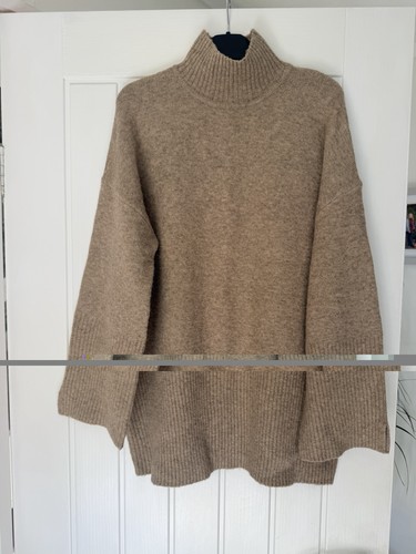 Women beige wool knit - beige,