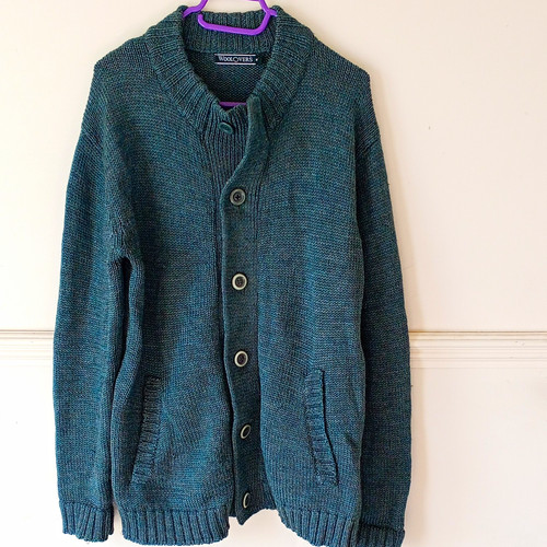 Woolovers men blue knit - woolovers,
