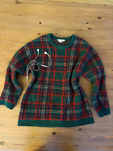 Women green red plaid - green, &