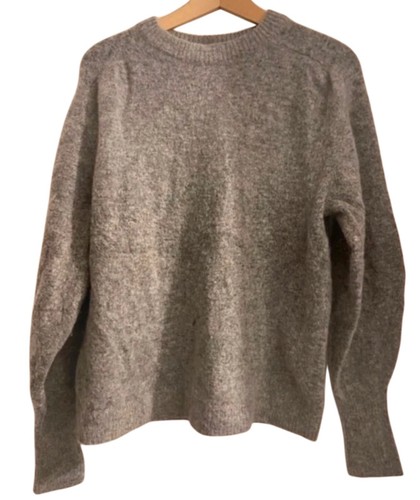 Ladies grey mohair wool blend - ladies,