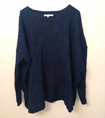 Blue women knitwear sweater - knitwear,