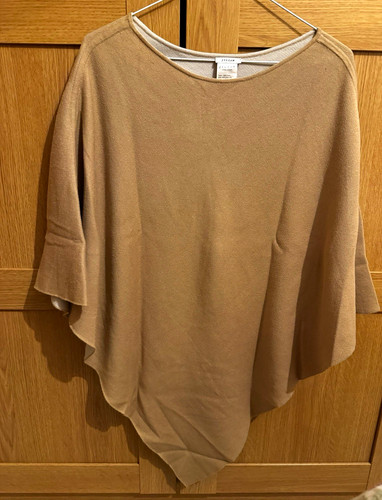 Jigsaw poncho beige knit - jigsaw,