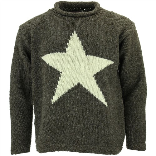 Chunky wool knit star - wool,