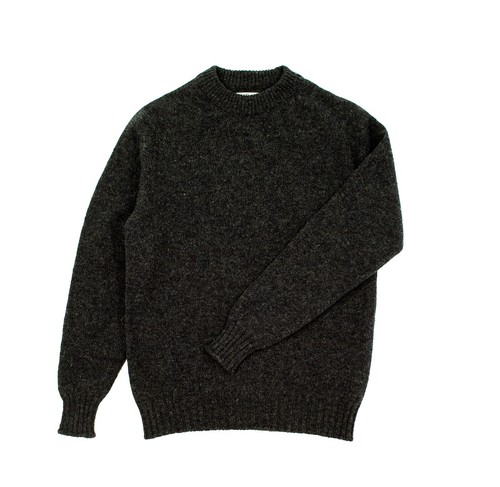 Modern fit shetland crew - shetland,
