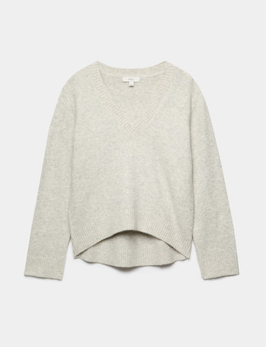 Neck relaxed jumper - relaxed, with